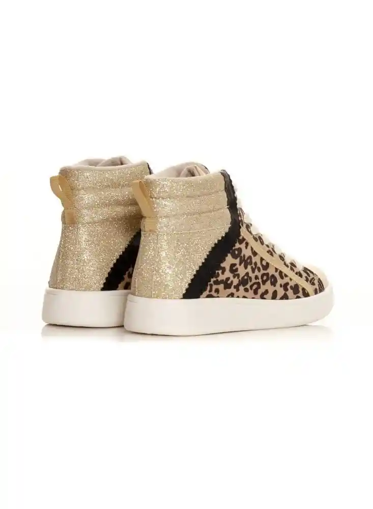 Tenis High Top Animal Print Talla 40