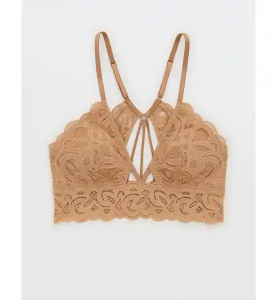 Brasier Bralette Aerie Café T. Small American Eagle