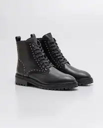 Botas Military Mujer Negro Talla 39 Chevignon