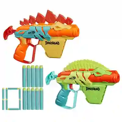 Nerf Lanzador Dinosquad Stego-duo