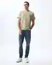 Camiseta Hombre Gris Talla M 841G021_GRI156410 Americanino