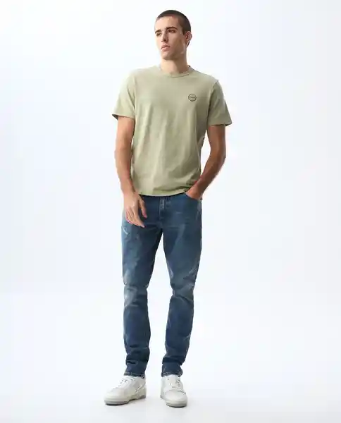 Camiseta Hombre Gris Talla M 841G021_GRI156410 Americanino