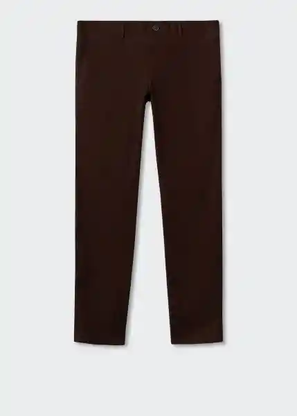 Pantalón Barna Vino Talla 38 Hombre Mango