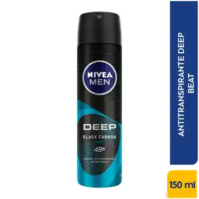 Nivea Men Desodorante Deep Beat Black en Spray