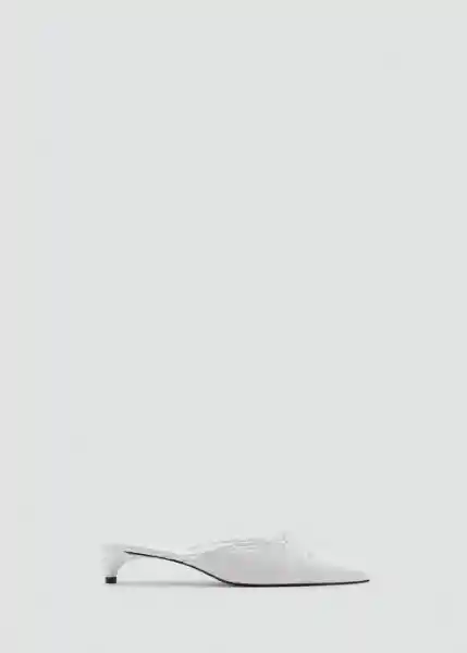 Zapatos Nil Blanco Talla 39 Mujer Mango