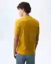 Camiseta Hombre Amarillo Talla S 841G004_AMA150948 Americanino