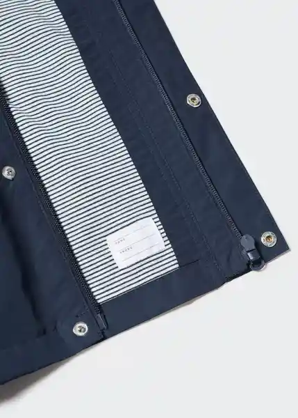 Abrigo Parka Toni Navy Talla 14 Niños Mango