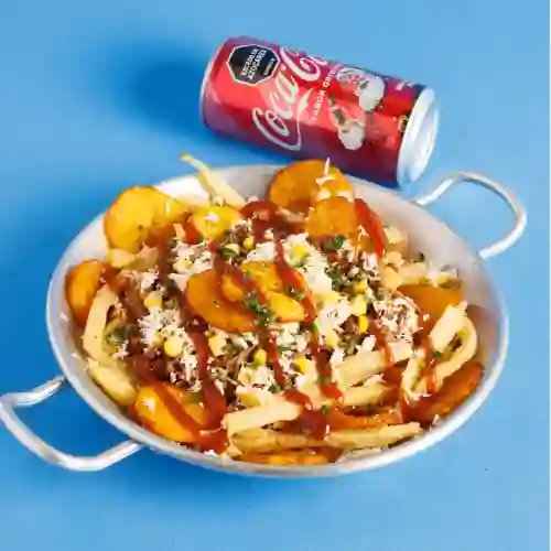 Papas Justicia + Coca Cola