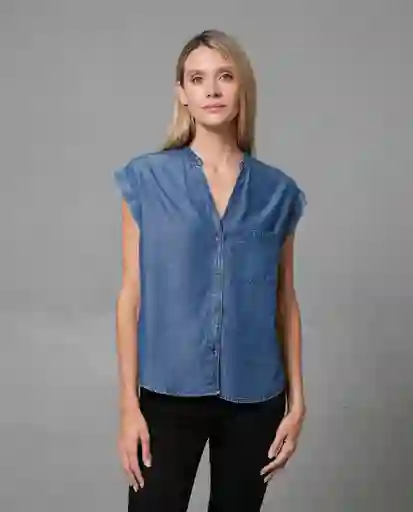 Camisa Mujer Azul XL 210 G100_AZU183928 Rifle