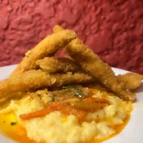 Grits & Fish Fingers