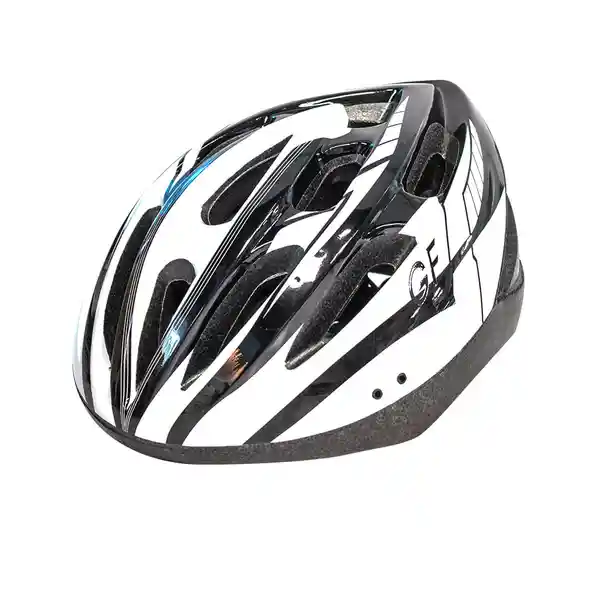 Gf Casco Rali de Poliestireno Negro & Blanco M 55-58 cm