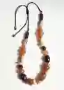 Collar Travis Marrón Talla 99 Mujer Mango