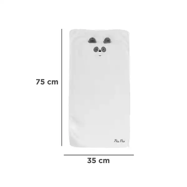 Toalla de Baño Absorbente Osos Escandalosos Panda Blanco Miniso