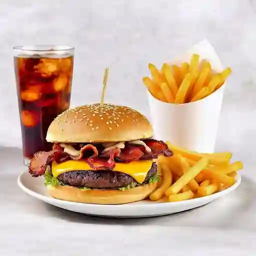 Combo Hamburguesa Bacon Me Crazy