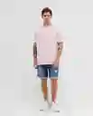 Camiseta Hombre Rosa Talla M 100G001 Rifle