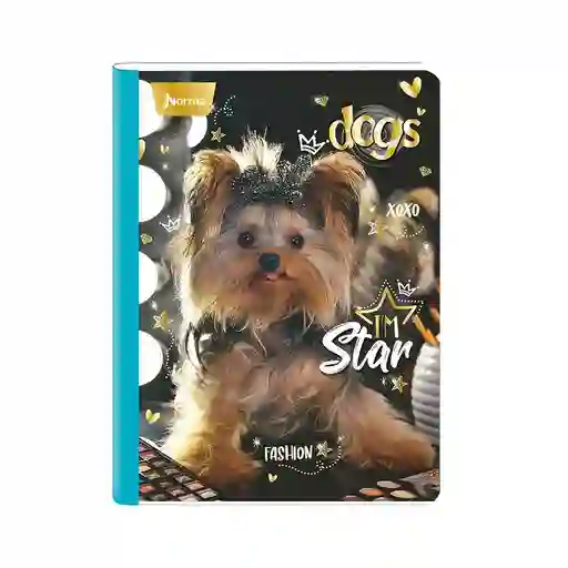 Norma Cuaderno Cosido Rayas Dogs