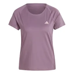 Adidas Camiseta Adizero Tee Morado Para Mujer Talla S