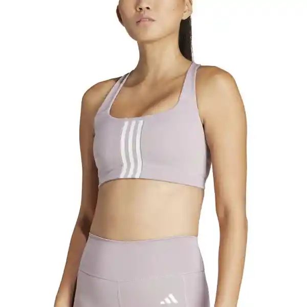 Adidas Top Pwim Ms 3s Bra Mujer Morado Talla SAB IT6625