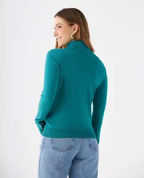 Saco Tejido Verde Pino Medio Talla S 169F104 Esprit