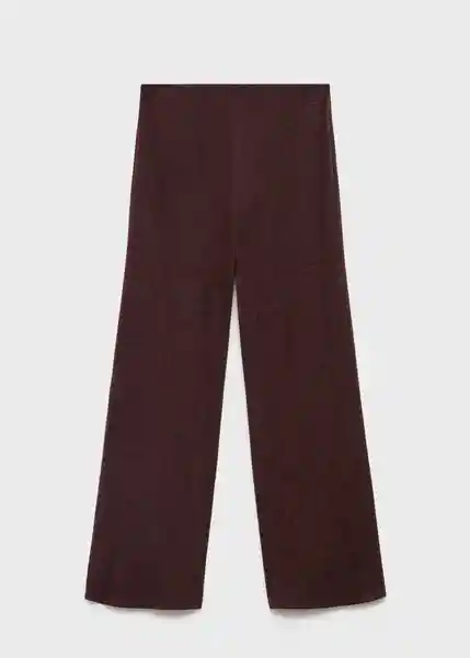 Pantalón Michi Burdeos Talla L Mujer Mango