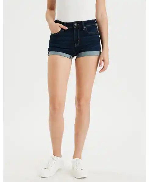 Short Mujer Azul Talla 4 American Eagle 13336004