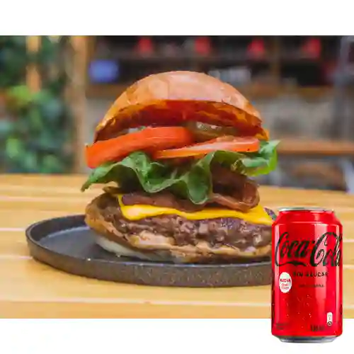 Combo Hamburguesa Tía Berta +Cocacola S/az 330ML