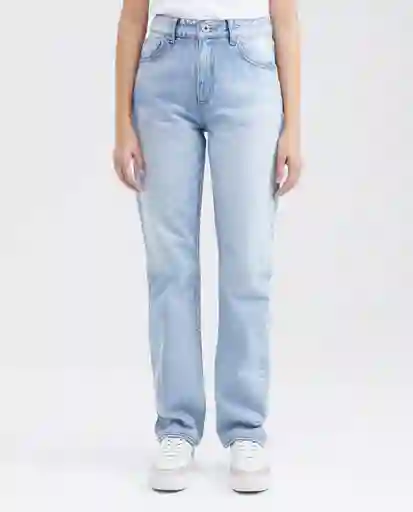 Jean Super High Rise Cosmo-Medio Azul Francés Medio 8 Chevignon