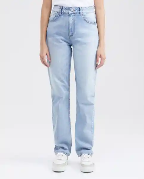 Jean Super High Rise Cosmo-Medio Azul Francés Medio 8 Chevignon