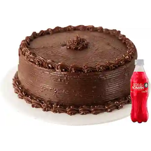Combo Pudín de Chocolate + Kola Román Original 400ML