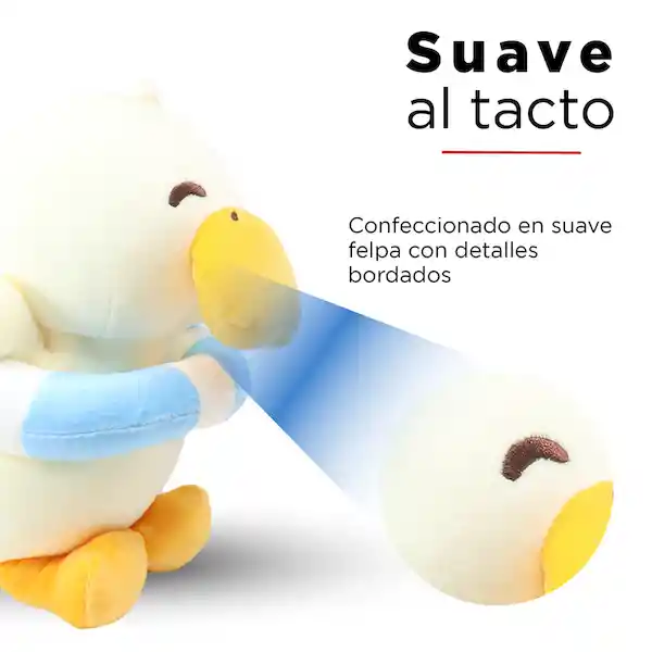 Miniso Peluche de Anillo de Natación de Pato Diving