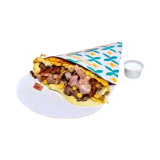 Crepe de Pollo, Madurito y Tocineta