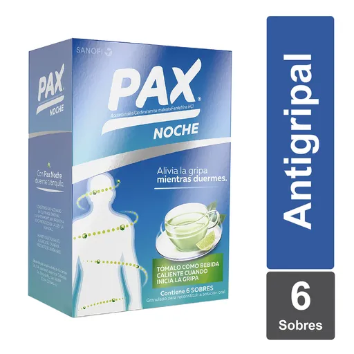 Pax Noche Sabor Limón (500 mg/ 10 mg/ 2 mg)
