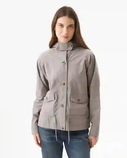 Chaqueta Cargo Femenino Gris Industrial Medio Talla M Chevignon