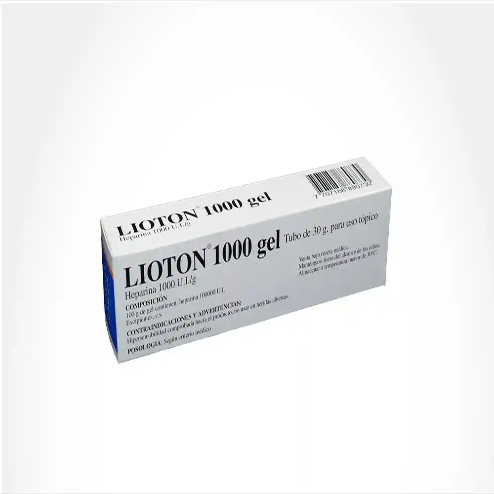 Lioton Antitrombótico en Gel Tópico