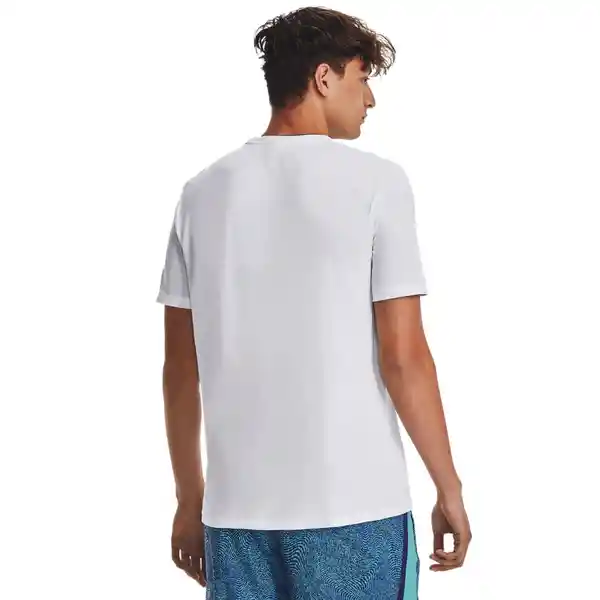 Under Armour Camiseta Seamless Stride Hombre Blanco Talla LG