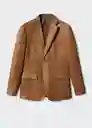 Blazer Americana Florida Marrón Talla 56 Hombre Mango