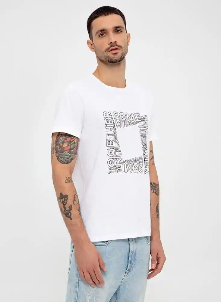 T-Shirt Hombre Xl - Blanco909