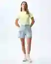 Camiseta Mujer Amarillo Talla S 601G004_AMA120530 Americanino