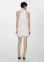 Vestido Margaret Offwhite Talla Xs Mujer Mango