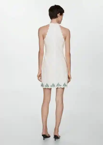 Vestido Margaret Offwhite Talla Xs Mujer Mango