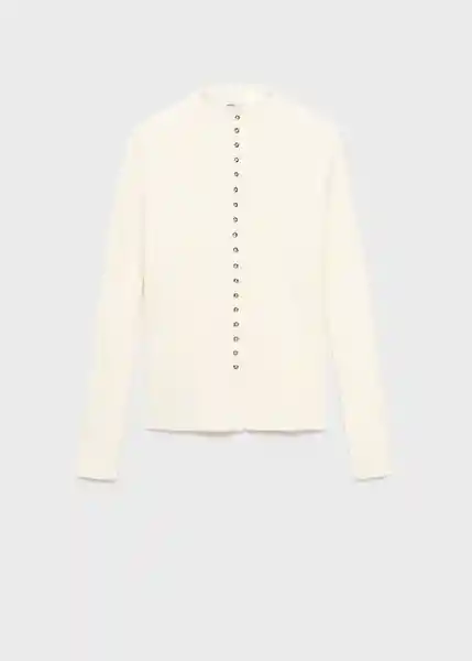Cárdigan Twenties Crudo Talla S Mujer Mango