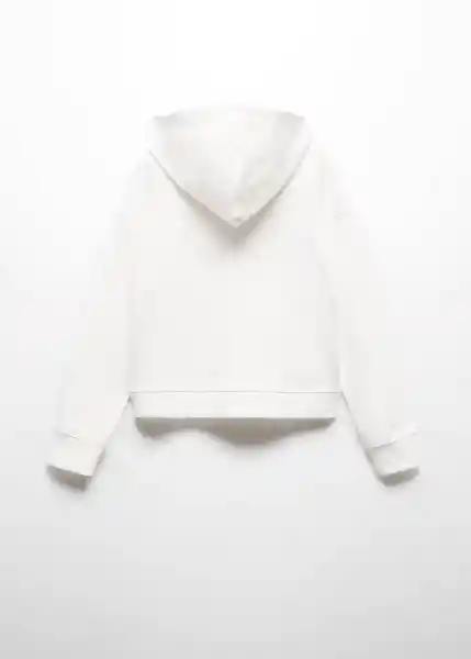 Sudadera Dina Offwhite Talla 08 Niñas Mango