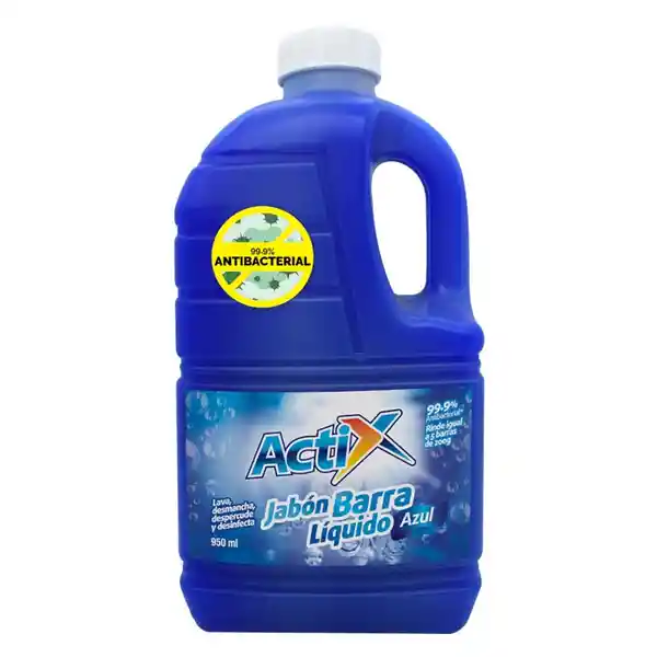 Actix Jabón Barra Liquido Azul