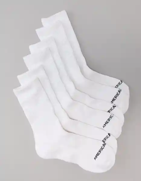Medias Hombre Blanco Talla One Size 7617100 American Eagle