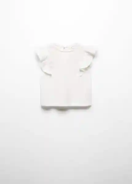 Camiseta Carla Off-White Talla 69 Niña Mango