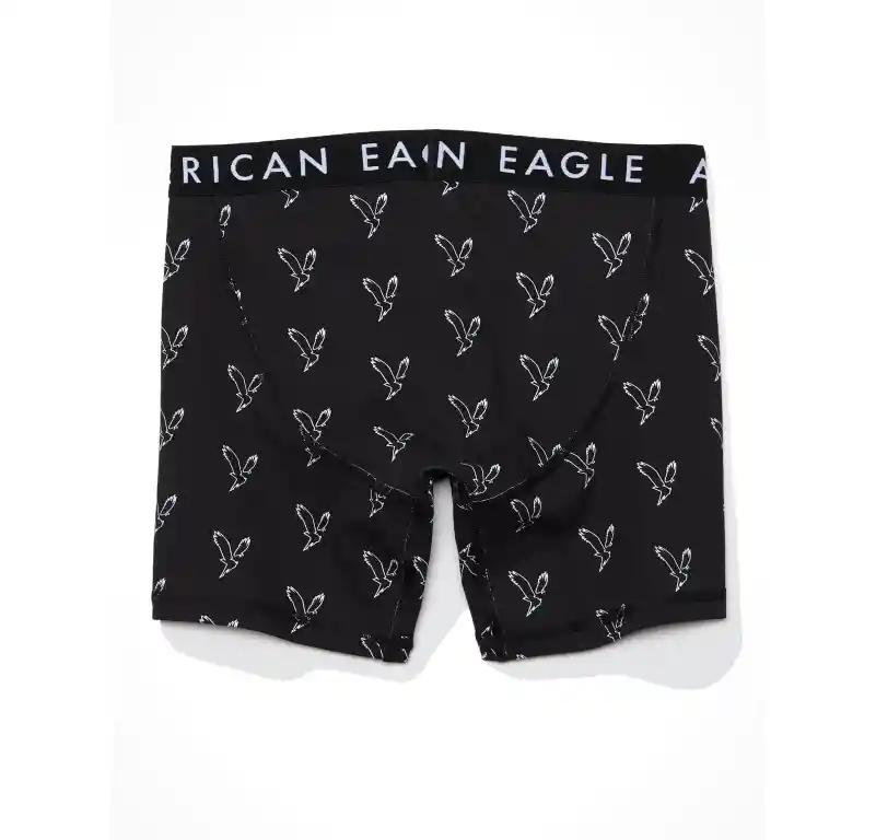 Bóxer Negro Talla Large Hombre American Eagle
