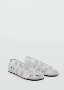 Zapatos Mel Plata Talla 39 Mujer Mango