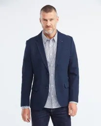 Blazer Continuativo Azul Dark Ultraoscuro Talla Xxl Hombre Chevignon