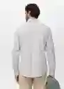 Camisa Playr Khaki Talla M Hombre Mango