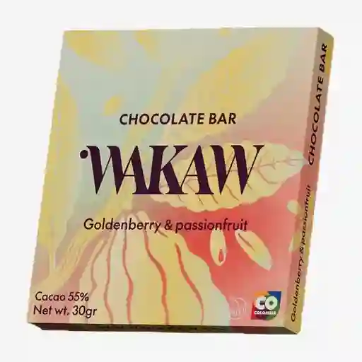 Wakaw Chocolate al 70% Con Maracuya-Uchuva